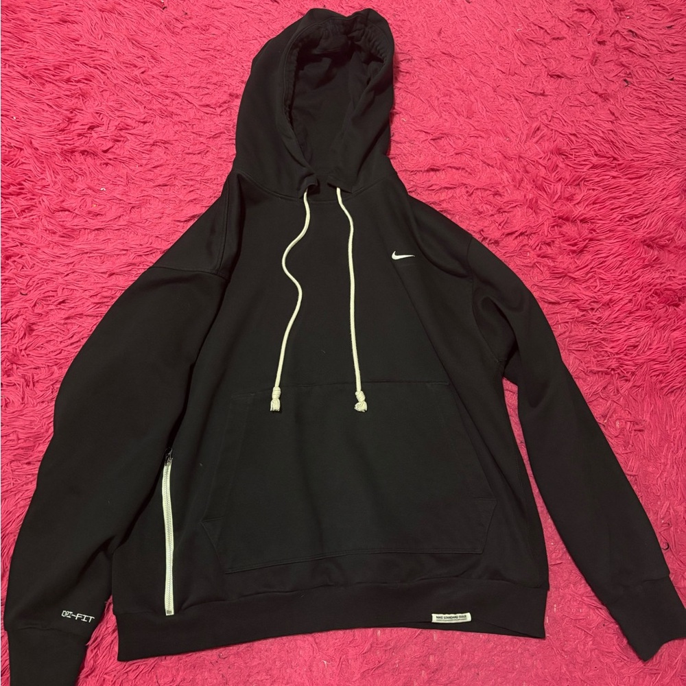 Nike Black Hoodie with White Accents